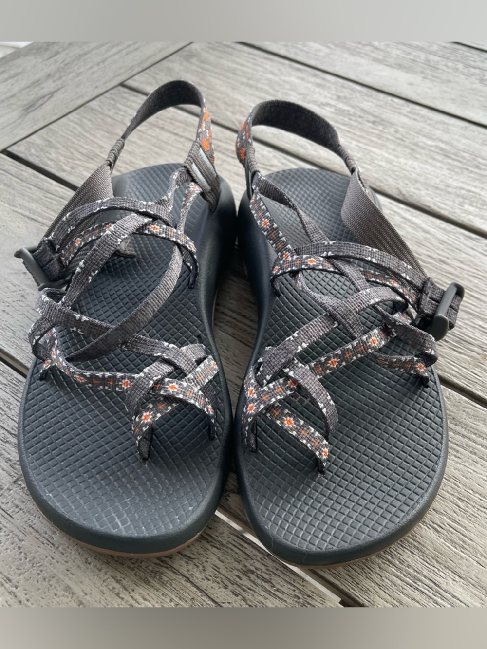 Chaco ZX/2 Classic Creed Golden Desert Mosaic Outdoor Womens Sandals size 9